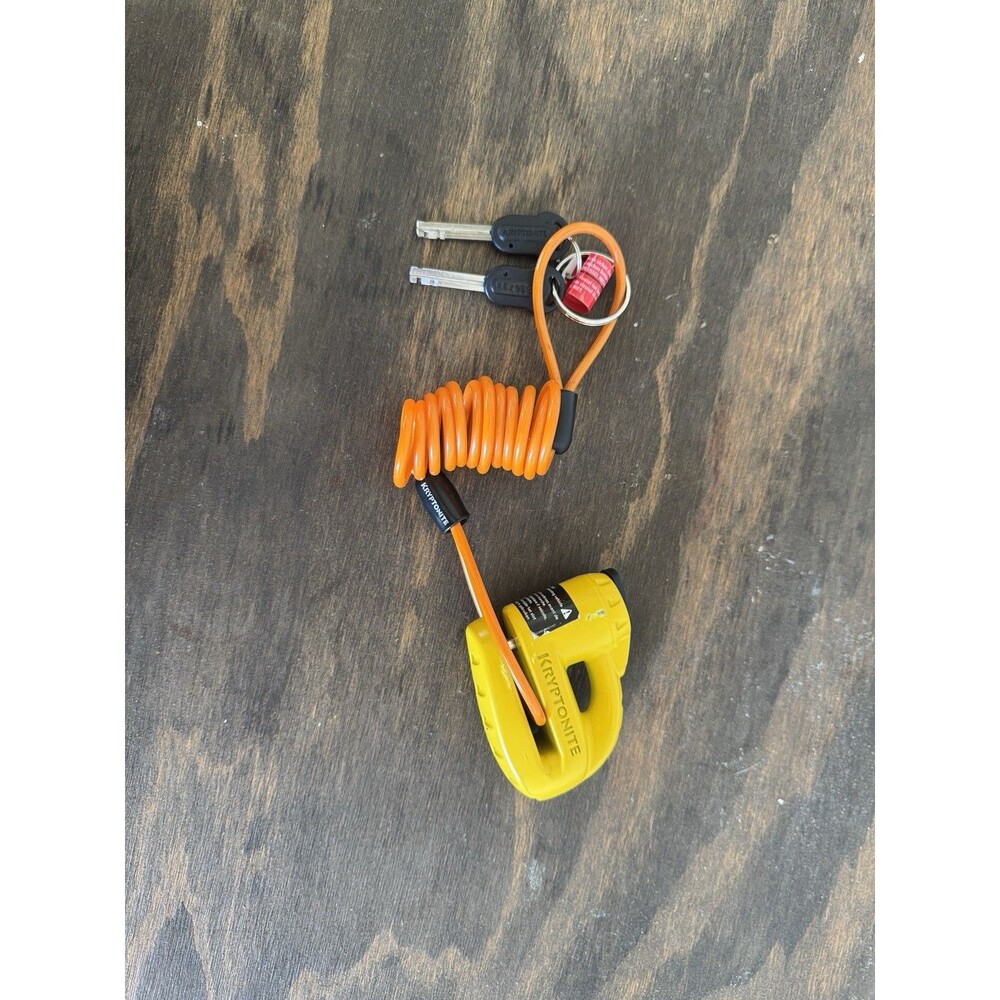 Kryptonite 000884 - Keeper 5-S2 Motorcycle, Bike, Scooter, Disc Brake Lock Theft